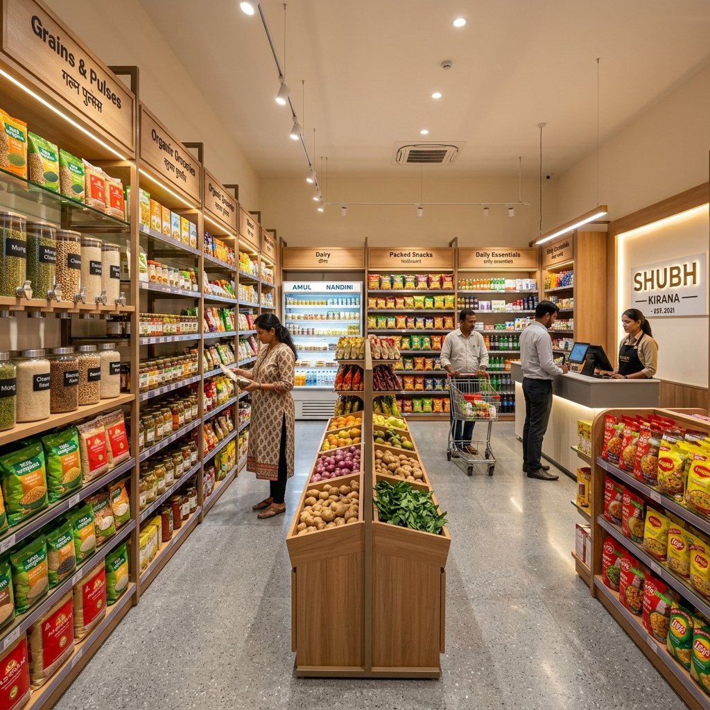 Deepa Kirana Store interior